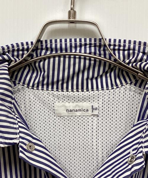 nanamica（ナナミカ）nanamica (ナナミカ) 2POCKET SHIRT/ツーポケットシャツ ブルー サイズ:Sの古着・服飾アイテム