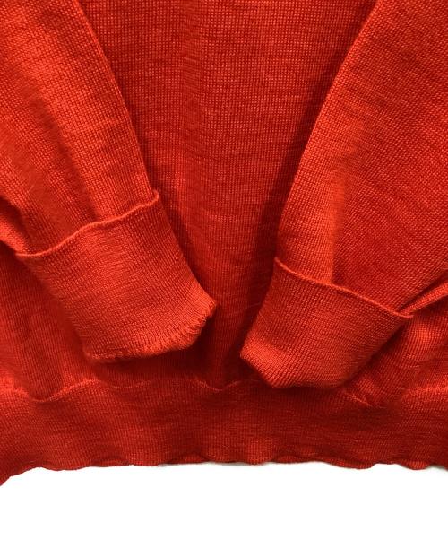 JOHN SMEDLEY（ジョンスメドレー）JOHN SMEDLEY (ジョンスメドレー) ニットポロシャツ レッド サイズ:Mの古着・服飾アイテム