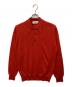 JOHN SMEDLEY（ジョンスメドレー）の古着「ニットポロシャツ」｜レッド