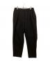 and wander（アンドワンダー）の古着「serge tapered pants/サージテーパードパンツ」｜ブラック