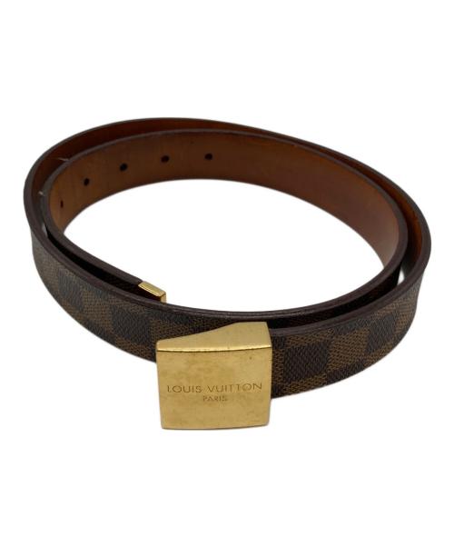 LOUIS VUITTON（ルイ ヴィトン）LOUIS VUITTON (ルイ ヴィトン) レザーベルト ブラウンの古着・服飾アイテム