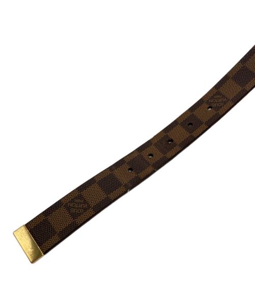 LOUIS VUITTON（ルイ ヴィトン）LOUIS VUITTON (ルイ ヴィトン) レザーベルト ブラウンの古着・服飾アイテム