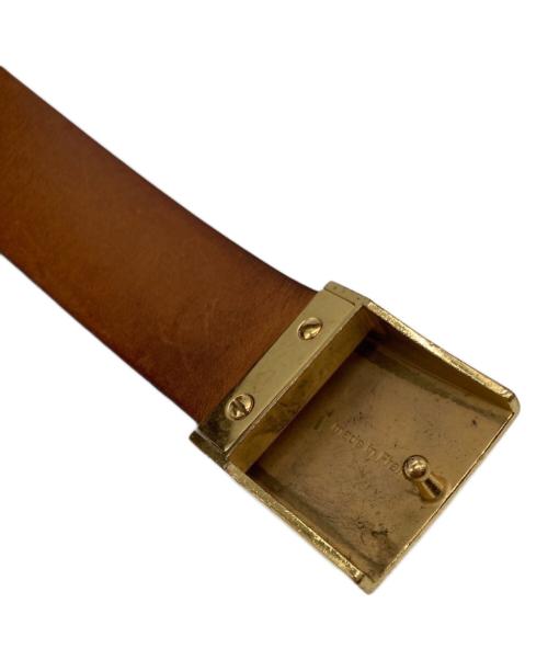 LOUIS VUITTON（ルイ ヴィトン）LOUIS VUITTON (ルイ ヴィトン) レザーベルト ブラウンの古着・服飾アイテム