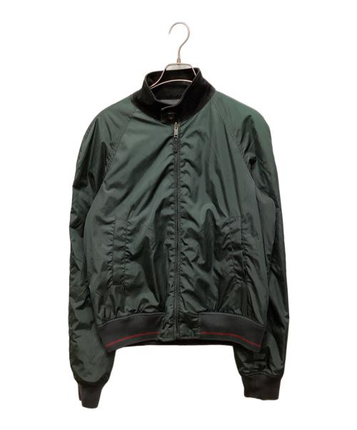 GUCCI（グッチ）GUCCI (グッチ) リバーシブルスイングトップ グレー サイズ:46の古着・服飾アイテム