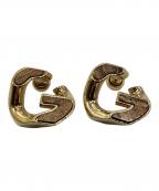 GIVENCHYジバンシィ）の古着「G CHAIN EARRINGS/ジーチェーンイヤリング」｜ゴールド