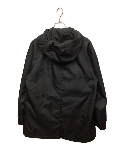 PRADA（プラダ）PRADA (プラダ) フーデッドコート ブラック サイズ:Sの古着・服飾アイテム
