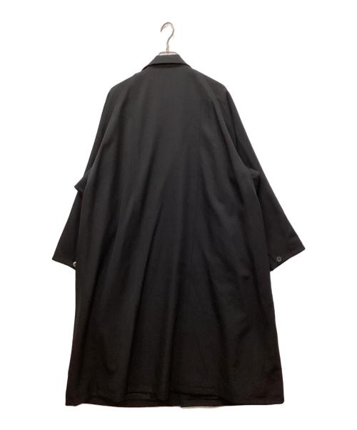 CABAN（キャバン）CABAN (キャバン) ウールギャバジン スタンドカラーコート ブラック サイズ:Mの古着・服飾アイテム