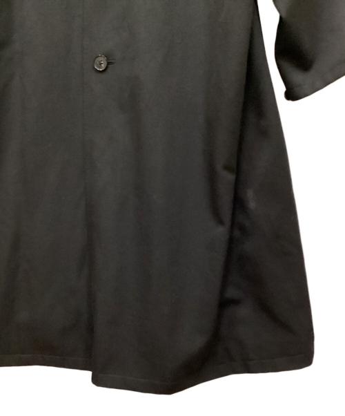 CABAN（キャバン）CABAN (キャバン) ウールギャバジン スタンドカラーコート ブラック サイズ:Mの古着・服飾アイテム
