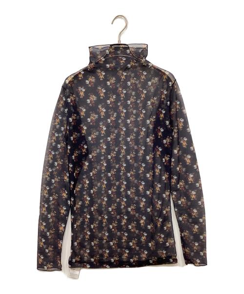 SOULEIADO（ソレイアード）SOULEIADO (ソレイアード) プリントエプロン キャミソールワンピース ネイビー サイズ:Sの古着・服飾アイテム