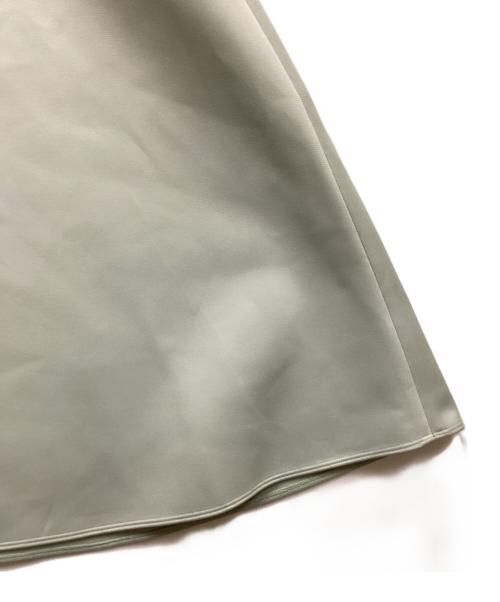 ebure（エブール）ebure (エブール) ダブルラッセルフレアスカート グリーン サイズ:38の古着・服飾アイテム