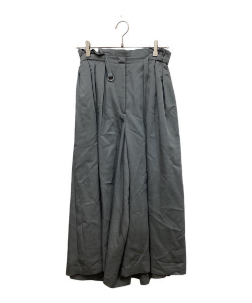 ebure（エブール）ebure (エブール) ワイドパンツ グレー サイズ:36の古着・服飾アイテム