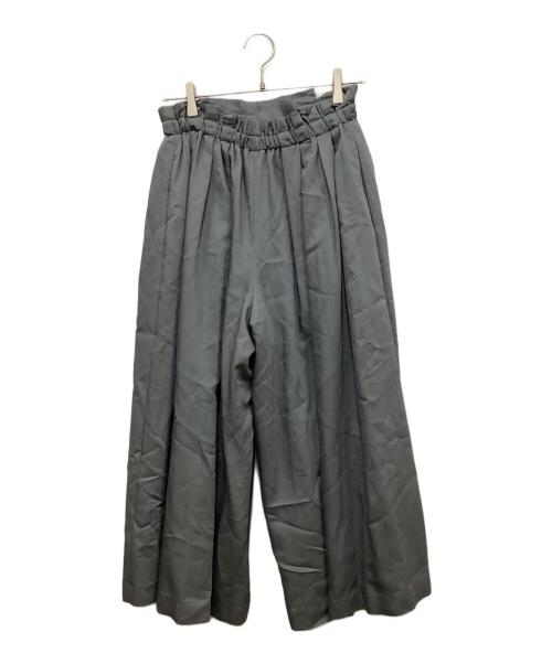 ebure（エブール）ebure (エブール) ワイドパンツ グレー サイズ:36の古着・服飾アイテム