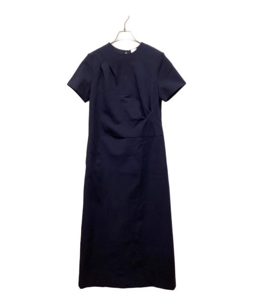 deres（デレス）deres (デレス) ドレーピングドレス ネイビー サイズ:1の古着・服飾アイテム