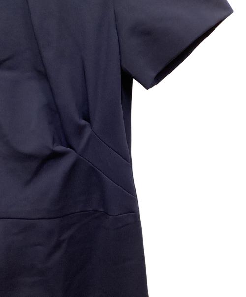 deres（デレス）deres (デレス) ドレーピングドレス ネイビー サイズ:1の古着・服飾アイテム