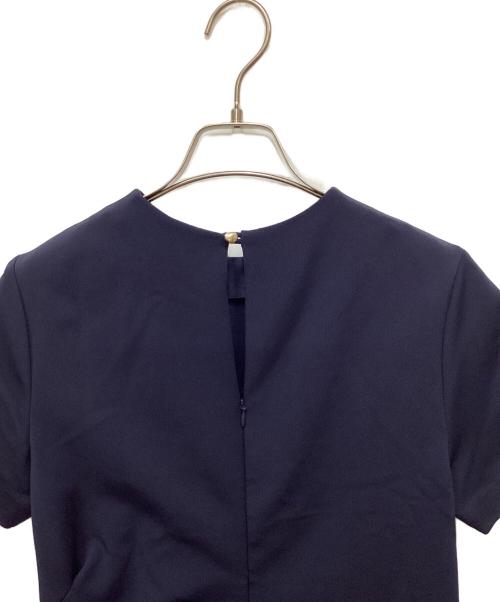 deres（デレス）deres (デレス) ドレーピングドレス ネイビー サイズ:1の古着・服飾アイテム