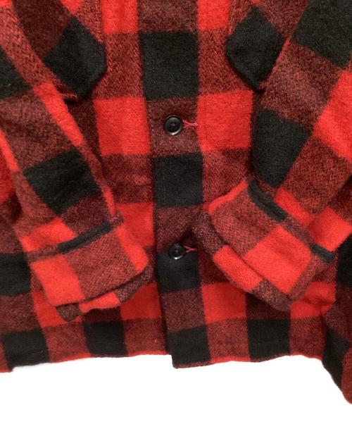 MASSES（マシス）MASSES (マシス) PorkChop (ポークチョップ) WOOL JACKET P/ウールジャケット レッド サイズ:Lの古着・服飾アイテム