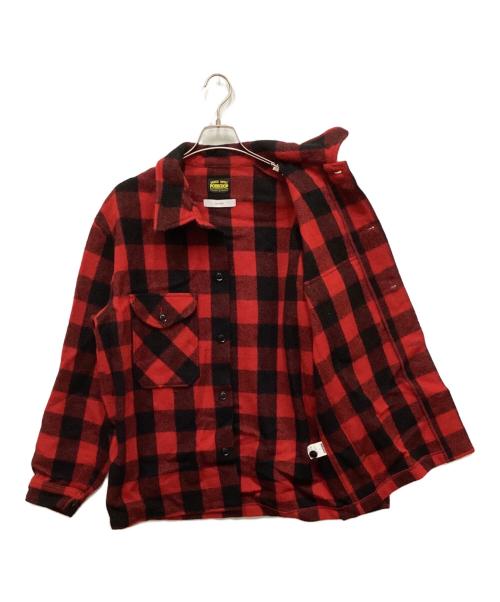 MASSES（マシス）MASSES (マシス) PorkChop (ポークチョップ) WOOL JACKET P/ウールジャケット レッド サイズ:Lの古着・服飾アイテム