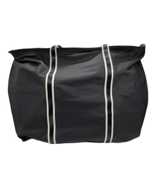 LACOSTE（ラコステ）LACOSTE (ラコステ) ナイロンジップトートバッグ ブラックの古着・服飾アイテム