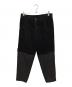 COMME des GARCONS SHIRT（コムデギャルソンシャツ）の古着「切替コーデュロイパンツ」｜ブラック