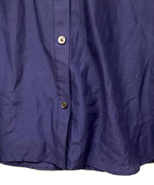 GALLARDA GALANTE（ガリャルダガランテ）GALLARDA GALANTE (ガリャルダガランテ) コットンシルクハーフスリーブブラウス ネイビー サイズ:FREEの古着・服飾アイテム