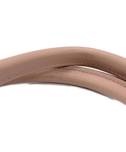 LORISTELLA（ロリステッラ）LORISTELLA (ロリステッラ) スクエアトートバッグ アイボリー×ピンクの古着・服飾アイテム