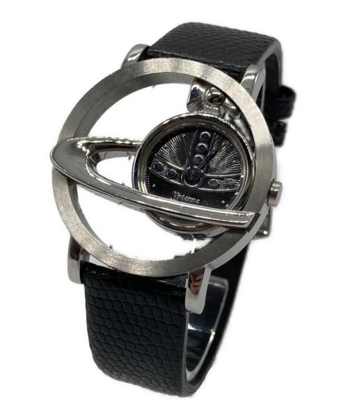 Vivienne Westwood（ヴィヴィアンウエストウッド）Vivienne Westwood (ヴィヴィアンウエストウッド) サークルオーブウォッチ ブラックの古着・服飾アイテム