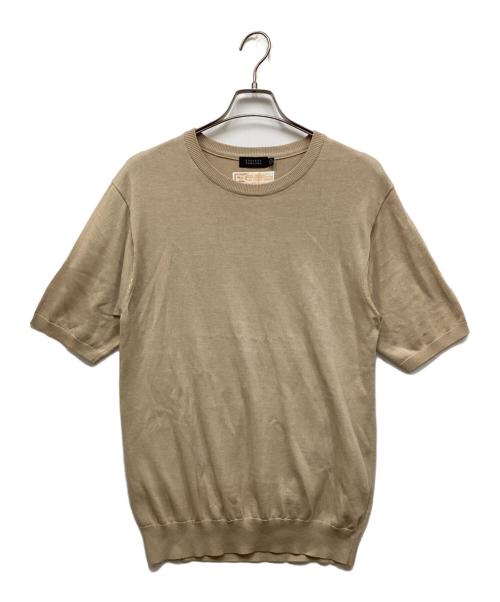 BARNEYS NEWYORK（バーニーズ・ニューヨーク）BARNEYS NEWYORK (バーニーズ・ニューヨーク) シーアイランドコットンニット ベージュ サイズ:Lの古着・服飾アイテム