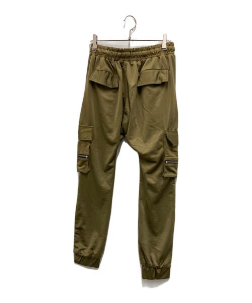 mnml（ミニマル）MNML (ミニマル) トラックパンツ カーキ サイズ:XLの古着・服飾アイテム