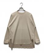 RIVE DROITEリヴドロワ）の古着「カットジョーゼットプルオーバー」｜ベージュ