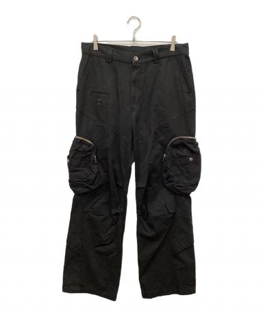 中古・古着通販】IGNOTA (イグノタ) ジップカーゴパンツ ブラック