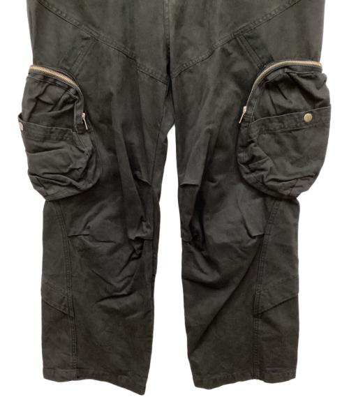 IGNOTA（イグノタ）IGNOTA (イグノタ) ジップカーゴパンツ ブラック サイズ:Lの古着・服飾アイテム