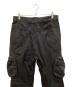 中古・古着 IGNOTA (イグノタ) ジップカーゴパンツ ブラック サイズ:L：17000円