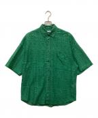 MAISON SPECIALメゾンスペシャル）の古着「レースシャツ」｜グリーン