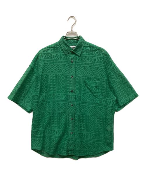 MAISON SPECIAL（メゾンスペシャル）MAISON SPECIAL (メゾンスペシャル) レースシャツ グリーン サイズ:00の古着・服飾アイテム