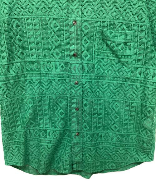 MAISON SPECIAL（メゾンスペシャル）MAISON SPECIAL (メゾンスペシャル) レースシャツ グリーン サイズ:00の古着・服飾アイテム
