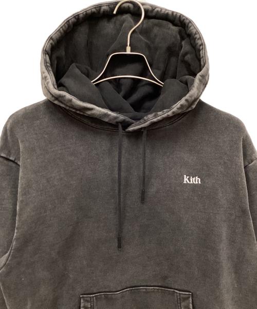 KITH（キス）KITH (キス) プルオーバーパーカー グレー サイズ:Lの古着・服飾アイテム