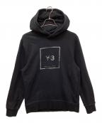 Y-3ワイスリー）の古着「U SQ LBL GRPHC HOODIE/ユーエスキュウグラフィックフーディー」｜ブラック