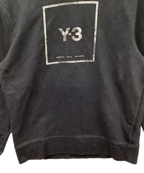 Y-3（ワイスリー）Y-3 (ワイスリー) U SQ LBL GRPHC HOODIE/ユーエスキュウグラフィックフーディー ブラック サイズ:Mの古着・服飾アイテム