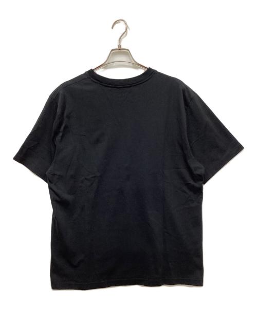 maison kitsune（メゾンキツネ）maison kitsune (メゾンキツネ) DOWBLE FOXHEAD PATCH TEE/ダブルフォックスヘッドパッチティー ブラック サイズ:XLの古着・服飾アイテム