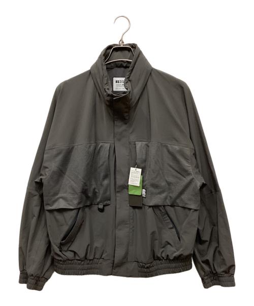 RUSSELL ATHLETIC（ラッセルアスレチック）RUSSELL ATHLETIC (ラッセルアスレチック) FREAK'S STORE (フリークストア) ナイロンジャケット グレー サイズ:Lの古着・服飾アイテム