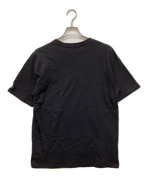 YOHJI YAMAMOTO（ヨウジヤマモト）YOHJI YAMAMOTO (ヨウジヤマモト) New Era (ニューエラ) xNEW ERA Cotton Tee/ニューエラコットンティー ブラック サイズ:XLの古着・服飾アイテム