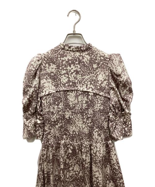 Snidel（スナイデル）Snidel (スナイデル) デコルテオープンワンピ ピンク サイズ:XSの古着・服飾アイテム