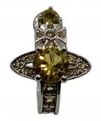 Vivienne Westwoodヴィヴィアンウエストウッド）の古着「MAITENAシングルピアス」｜シルバー×イエロー