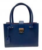 Salvatore Ferragamoサルヴァトーレ フェラガモ）の古着「ハンドバッグ ジュリエット」｜ブルー