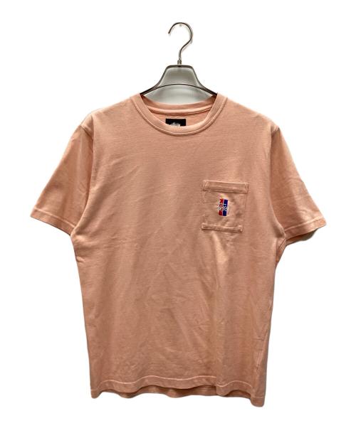 stussy（ステューシー）stussy (ステューシー) Tシャツ ピンク サイズ:Mの古着・服飾アイテム