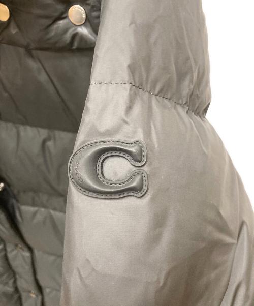 COACH（コーチ）COACH (コーチ) ロングダウンパッファー ブラック サイズ:Lの古着・服飾アイテム