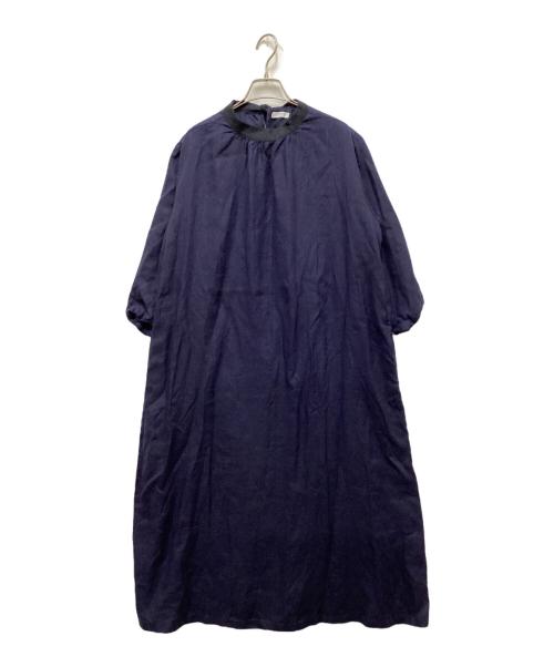 fog linen work（フォグリネンワーク）fog linen work (フォグリネンワーク) リネンワンピース ネイビー サイズ:なしの古着・服飾アイテム