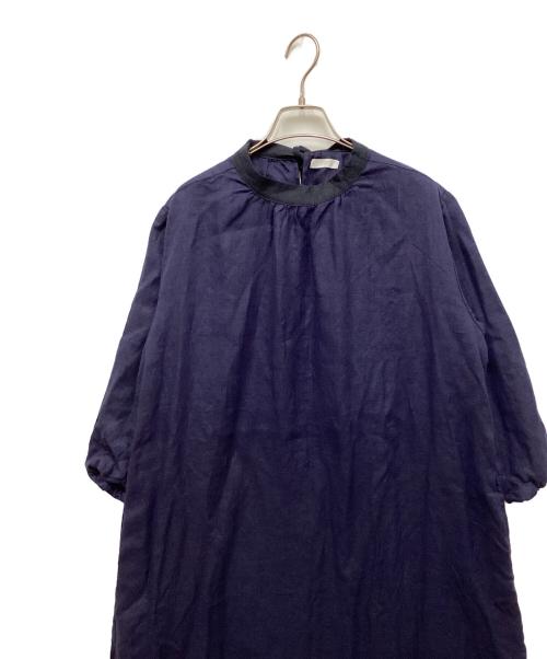 fog linen work（フォグリネンワーク）fog linen work (フォグリネンワーク) リネンワンピース ネイビー サイズ:なしの古着・服飾アイテム