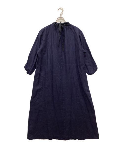 fog linen work（フォグリネンワーク）fog linen work (フォグリネンワーク) リネンワンピース ネイビー サイズ:なしの古着・服飾アイテム