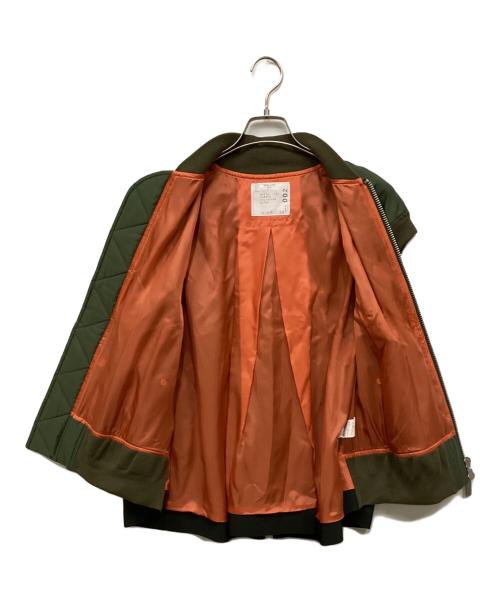 sacai（サカイ）sacai (サカイ) MA-1 NYLON VEST/エムエーワンナイロンベスト オリーブ サイズ:3の古着・服飾アイテム